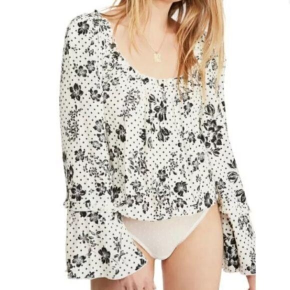 Free People One On One Date Bodysuit Tea Combo size small - Picture 13 of 13